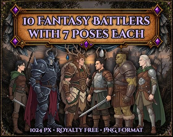 Side-view battlers pack cover