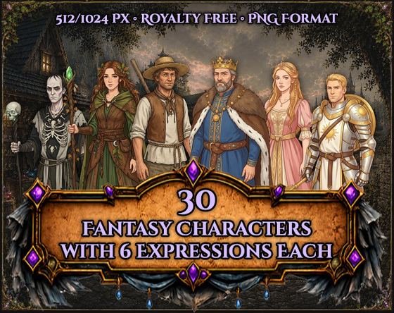 Characters pack cover