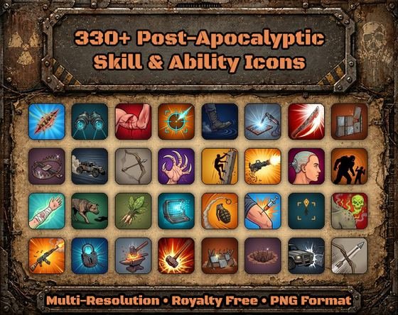 Skill and perk icons pack cover