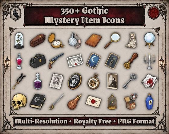 Mystery item icons pack cover