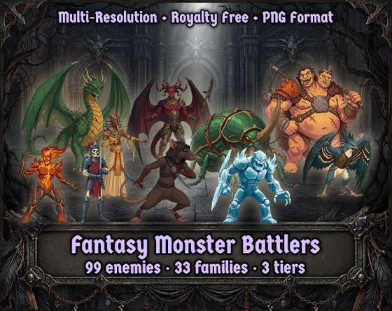 Monster battlers pack cover