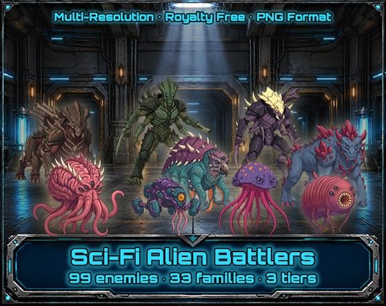 Alien battlers pack cover