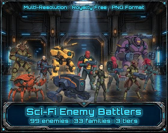 Enemy battlers pack cover