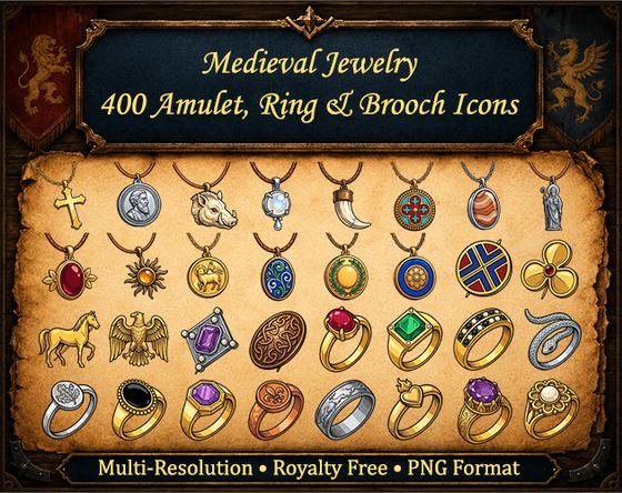 Amulets, rings and brooches pack cover