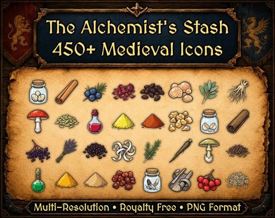Alchemy icons pack cover