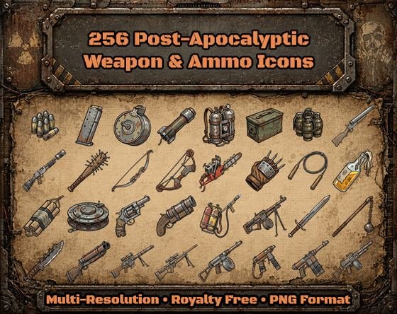 Weapon and ammo icons pack cover